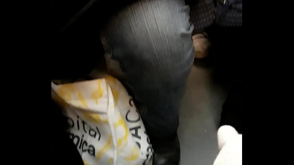 Big ass on train argentinian